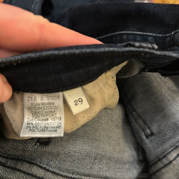 GUC Rag & bone skinny jeans SZ 29 - Picture 6 of 7
